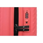 Premium Βαλίτσα Καμπίνας 55x39x20 Πολυπροπυλένιο Paulter 2729/20 Peach | Επέκταση & 4 Διπλοί Τροχοί
