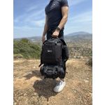 Ορειβατικό Σακίδιο Πλάτης Cardinal MT1002 Μαύρο 55L – Tactical Design – Ανθεκτικό & Modular για Outdoor & Ταξίδια