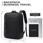 Business Backpack NewCom N1705445001 Μαύρο | Έξυπνη Οργάνωση & Εργονομική Πλάτη | Ιδανικό για Επαγγελματικά Ταξίδια