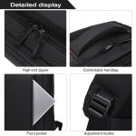 Business Backpack NewCom N1705445001 Μαύρο | Έξυπνη Οργάνωση & Εργονομική Πλάτη | Ιδανικό για Επαγγελματικά Ταξίδια