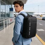 Business Backpack NewCom N1705445001 Μαύρο | Έξυπνη Οργάνωση & Εργονομική Πλάτη | Ιδανικό για Επαγγελματικά Ταξίδια