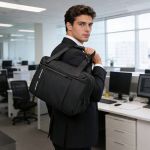 Επαγγελματικός Χαρτοφύλακας NewCom Ν1705543001 Μαύρο | Αδιάβροχος & Ανθεκτικός για Laptop 15.6″