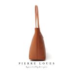 Γυναικεία Τσάντα Ώμου Shopper Pierre Loues 914-62 Καφέ | Ασφαλές Φερμουάρ & Ιμάντες Microfiber | Απόλυτη Οργάνωση & Στυλ