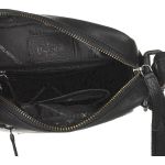 Δερμάτινο Τσαντάκι Ώμου Chesterfield Birmingham C48.098000 Μαύρο – Premium Pull-Up Δέρμα με Κομψό & Ανθεκτικό Design