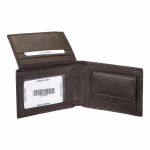 Δερμάτινο Ανδρικό Πορτοφόλι RCM N34 Καφέ – με RFID Προστασία & 6 Θέσεις για Κάρτες