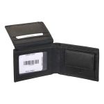 Δερμάτινο Ανδρικό Πορτοφόλι RCM N34 Μαύρο – με RFID Προστασία & 6 Θέσεις για Κάρτες