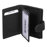 Δερμάτινη Μεταλλική Καρτοθήκη RCM N03 Μαύρο – με RFID Προστασία