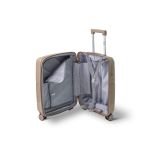 Άθραυστη Βαλίτσα Καμπίνας RCM 1092/20 Μπεζ 55cm 45L | 100% Πολυπροπυλένιο, 4 Διπλές Ρόδες | Χειραποσκευή για Κάθε Πτήση