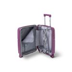 Άθραυστη Βαλίτσα Καμπίνας RCM 1092/20 Μωβ 55cm 45L | 100% Πολυπροπυλένιο, 4 Διπλές Ρόδες | Χειραποσκευή για Κάθε Πτήση