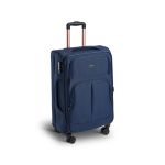 Σετ Υφασμάτινες Βαλίτσες 2 Τεμαχίων Xplorer 15905 Μπλε Καμπίνας & Μεσαία | 4 Διπλές Ρόδες & Επέκταση