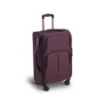 Σετ Υφασμάτινες Βαλίτσες 2 Τεμαχίων Xplorer 15905 Σκούρο Μωβ Καμπίνας & Μεσαία | 4 Διπλές Ρόδες & Επέκταση