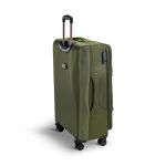 Μεγάλη Βαλίτσα Xplorer 15905-78cm Χακί 100L | Υφασμάτινη με Επέκταση & 4 Ρόδες | για 23 Κιλά & Άνω Αεροδρομίου