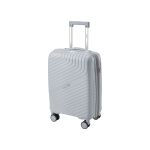 Βαλίτσα Καμπίνας 55x35x22 RCM 139 Ασημί 43L | Άθραυστο Πολυπροπυλένιο | Ιδανική για Έως 8 με 10 κιλά Αεροδρομίου