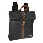 Σακίδιο Πλάτης Rolltop RCM 17400 Μαύρο Αδιάβροχο με Θήκη Laptop 14