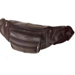 Δερμάτινο Τσαντάκι Μέσης Μπανάνα RCM WB02-Z brown