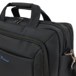 Επαγγελματική Τσάντα Ώμου Forecast 16120 για Laptop 15’’ Μαύρο – Ανθεκτική με 2 Κεντρικές Θήκες