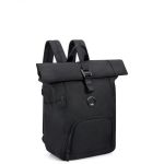 Σακίδιο Πλάτης Roll Top DELSEY Citypak Μαύρο για Laptop 15,6