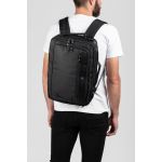 Σακίδιο Πλάτης & Ώμου 2-σε-1 Polo Club BH-1373 Μαύρο | Business για Laptop 15