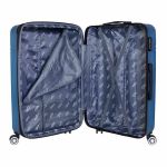 Μεσαία Βαλίτσα 65x41x26 Seagull Seagull SG177-M Μπλε 75L | με Επέκταση | Παραδοτέα Αποσκευή για Έως 23 Κιλά Αεροδρομίου