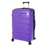 Βαλίτσα Μεγάλη 76x50x31 SEAGUL SG180-L Μωβ – Πολυπροπυλένιο – Ιδανική για έως 23kg+ Αεροδρομίου – Επέκταση & 4 Διπλά Ροδάκια