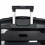 Σετ 2 Βαλίτσες (Καμπίνας & Μεσαία) Seagull SG180 Μαύρο | Άθραυστο Πολυπροπυλένιο, με Επέκταση & Ρόδες