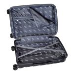 Σετ Βαλίτσες Τριάδα (S, M, L) Seagull SG180 Μαύρο – Άθραυστο Πολυπροπυλένιο με Επέκταση & 4 Ρόδες