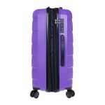 Σετ Βαλίτσες Τριάδα (S, M, L) Seagull SG180 Μωβ – Άθραυστο Πολυπροπυλένιο με Επέκταση & 4 Ρόδες