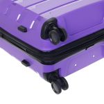 Σετ 2 Βαλίτσες (Καμπίνας & Μεσαία) Seagull SG180 Μωβ | Άθραυστο Πολυπροπυλένιο, με Επέκταση & Ρόδες