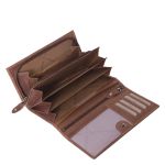 Δερμάτινο Γυναικείο Πορτοφόλι Μεγάλο Chesterfield Mirthe C08.017831 Κονιάκ με RFID Προστασία – Premium Wax Pullup Δέρμα
