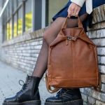 Γυναικείο Δερμάτινο Σακίδιο Πλάτης Chesterfield Manchester C58.014131 Κονιάκ – Premium Pull-Up Design