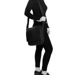 Δερμάτινο Τσαντάκι Ώμου Μεγάλο Chesterfield Raphael C48.055100 Μαύρο – Premium Pull-Up Δέρμα με Θήκη Tablet
