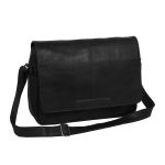 Δερμάτινος Χαρτοφύλακας – Ταχυδρόμου Chesterfield C48.055200 Μαύρο Richard – Premium Pull-Up Δέρμα