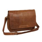 Δερμάτινος Χαρτοφύλακας – Ταχυδρόμου Chesterfield C48.055231 Κονιάκ Richard – Premium Pull-Up Δέρμα