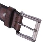 Δερμάτινη Ανδρική Ζώνη Chesterfield Aayden C60.005801 Καφέ – Premium Buffalo Δέρμα – 4cm, Υψηλής Ποιότητας