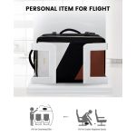 Σακίδιο Καμπίνας LOVEVOOK UB2194 Black/Beige 40L Carry-on για Laptop 17.3”