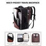 Σακίδιο Καμπίνας LOVEVOOK UB2194 Black/Beige 40L Carry-on για Laptop 17.3”