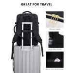 Σακίδιο Καμπίνας LOVEVOOK UB2194 Black/Beige 40L Carry-on για Laptop 17.3”