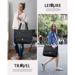 Γυναικείο Σετ Σακ Βουαγιάζ 3 Τεμαχίων Lovevook UB3012 Μαύρο 40L | Με Αδιάβροχη Θήκη Παπουτσιών | Σετ 3-σε-1