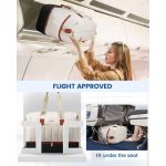 Σετ Σάκος Ταξιδιού & Γυμναστηρίου 35L Lovevook UB3171 Μπεζ/Μαύρο | Καμπίνας | Αδιάβροχο, Ελαφρύ με Θήκη Παπουτσιών