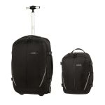 Σετ Cabin Trolley & Backpack Underseat  POLO 909005 Μαύρο – Χειραποσκευή 3 σε 1 για Όλες τις Αεροπορικές