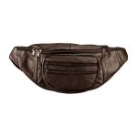 Δερμάτινο Τσαντάκι Μέσης Μπανάνα RCM WB02-Z brown