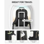 Γυναικείο Σακίδιο Casual Lovevook WB1533 Μαύρο 24L | Κομψό & Εργονομικό Backpack με Θύρα USB | Laptop & iPad
