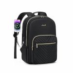 Γυναικείο Σακίδιο Casual Lovevook WB1533 Μαύρο 24L | Κομψό & Εργονομικό Backpack με Θύρα USB | Laptop & iPad
