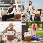 Γυναικείο Σακίδιο Laptop Lovevook WB1577 15.6″ Μπεζ/Καφέ | Θύρα USB & 19 Θήκες | Αντικλεπτικός Σχεδιασμός