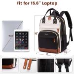 Γυναικείο Σακίδιο Laptop LOVEVOOK MB2012 Black/Beige 15.6”,23lt.