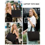 Γυναικεία Τσάντα Ώμου Laptop 15.6″ Lovevook WB2148 Μαύρο | Αδιάβροχο Ύφασμα | Vintage Αισθητική