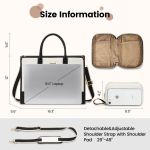 Γυναικεία Τσάντα LOVEVOOK WB3058 Μαύρη/Μπεζ για Laptop 17.3”