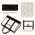 Γυναικεία Τσάντα LOVEVOOK WB3058 Μαύρη/Μπεζ για Laptop 17.3”