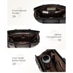 Γυναικεία Τσάντα Ώμου Laptop Lovevook WB3183 Μπεζ/Καφέ | Αδιάβροχο & Έξυπνη Οργάνωση | Θήκη Laptop & iPad