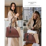 Γυναικεία Τσάντα Ώμου Tote Lovevook WB3290 Μπεζ/Καφέ 20L | Καθημερινή Τσάντα για Πόλη & Γραφείο